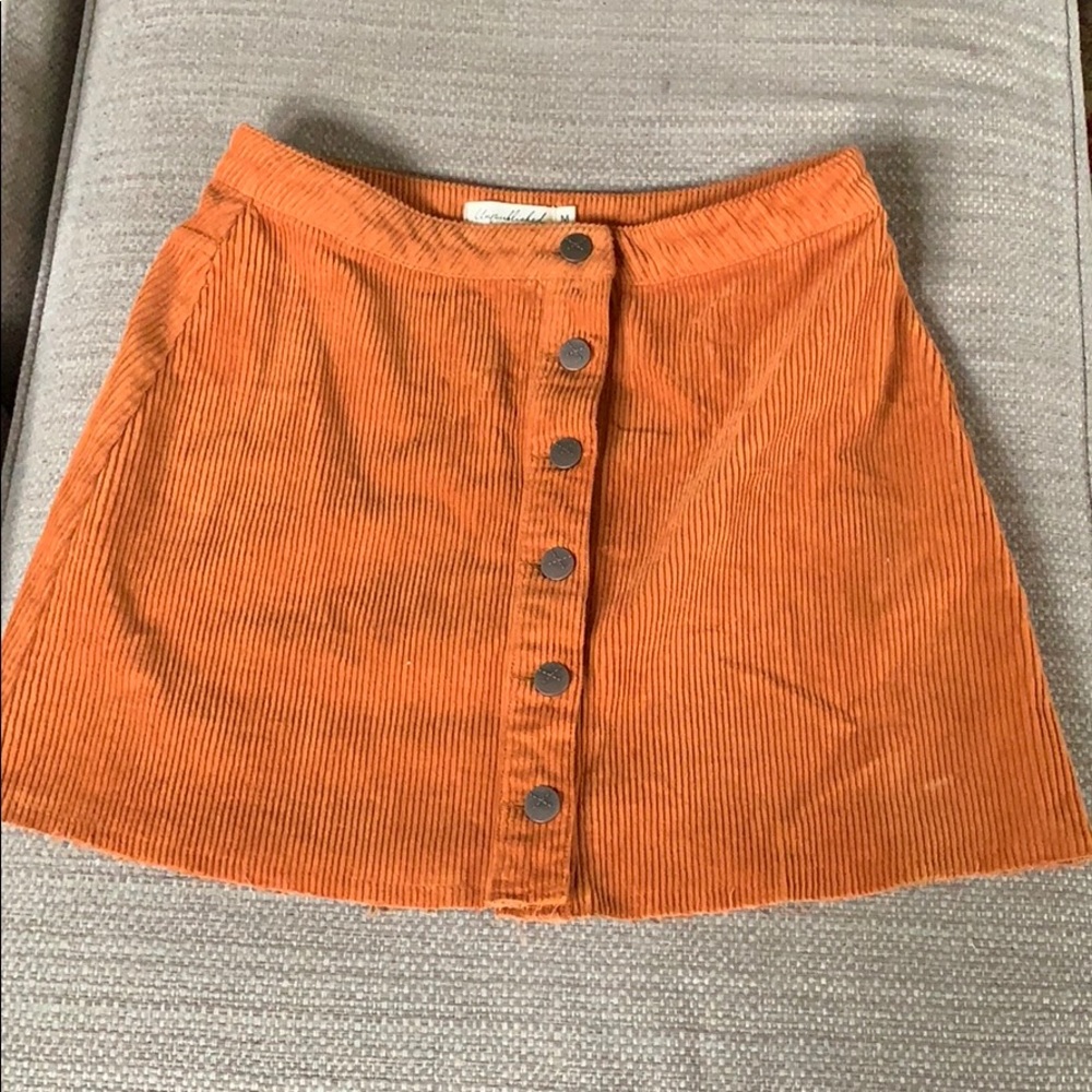 Corduroy skirt